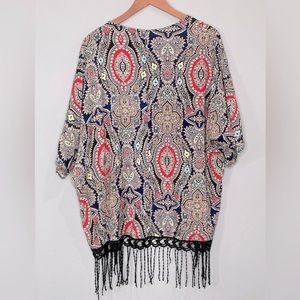Moon Collection Boho Fringe Kimono (S)